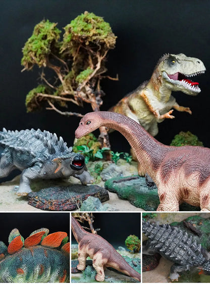 Figurines de Dinosaure Indominus Rex Vorannosaurus VelDynraptor, Modèle d'Animaux, Simulation de Brontosaurus Stegosaurus, Jouets