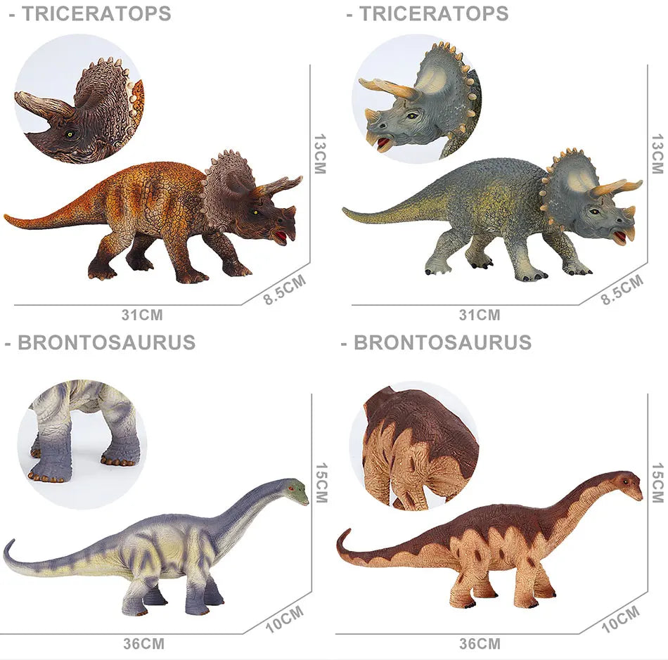 Figurines de Dinosaure Indominus Rex Vorannosaurus VelDynraptor, Modèle d'Animaux, Simulation de Brontosaurus Stegosaurus, Jouets