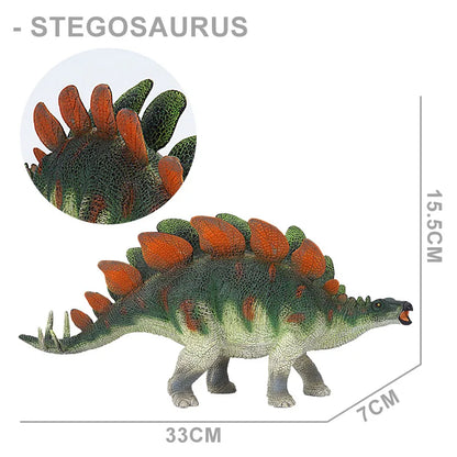 Figurines de Dinosaure Indominus Rex Vorannosaurus VelDynraptor, Modèle d'Animaux, Simulation de Brontosaurus Stegosaurus, Jouets