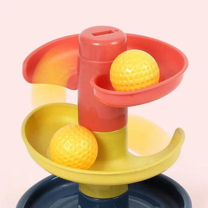 Jouets Montessori pour Bébé de 0, 12, 24, 36 Mois, Piste, Balle Roulante, Pousser, Pop, Boule Coulissante, Éducation Précoce, Jeux pour Enfants, Jouet Sensoriel