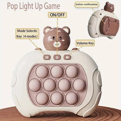 Console de jeu de poche pour enfants, bulle à poussée rapide, série de jeux compétitifs, jeu de décompression créatif, puzzle de décompression