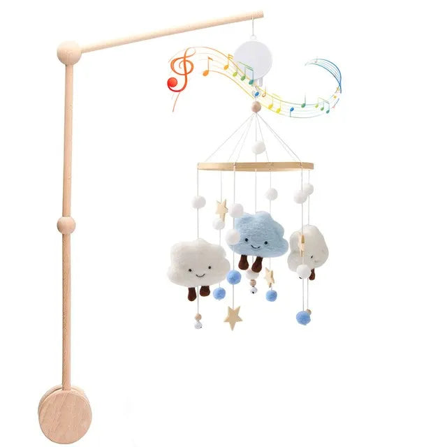 Cloche de lit en bois pour bébé de 0 à 12 mois, hochet, boîte à musique pour nouveau-né, jouets pour garçon