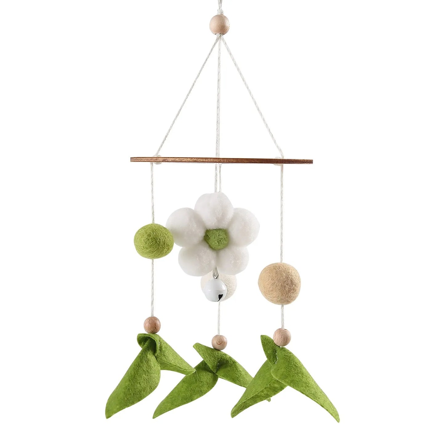 Hochet Mobile en Bois pour Bébé de 0 à 12 Mois, Boîte à Musique pour Nouveau-né, Cloche de Lit, Support, Jouets pour Garçons