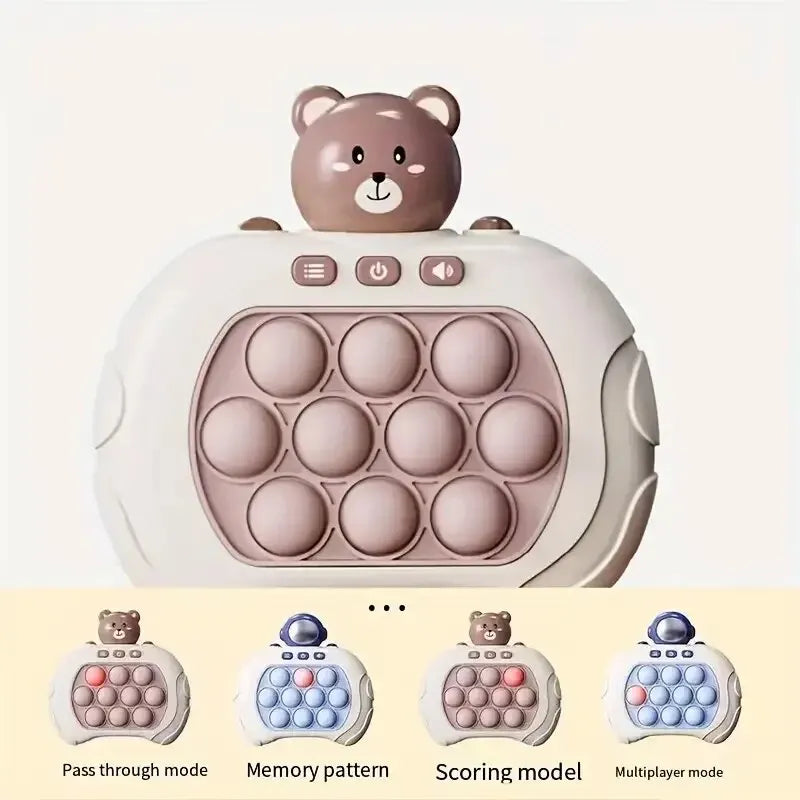 Console de jeu de poche pour enfants, bulle à poussée rapide, série de jeux compétitifs, jeu de décompression créatif, puzzle de décompression