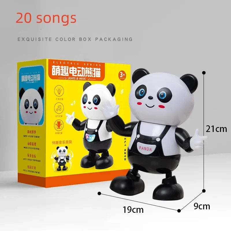 Lapin robot électronique avec LED, musique de lapin, tambour de battement d'animal robotique, jouet électrique mignon pour animaux de compagnie, chanson phtalsing, cadeau d'anniversaire pour enfants