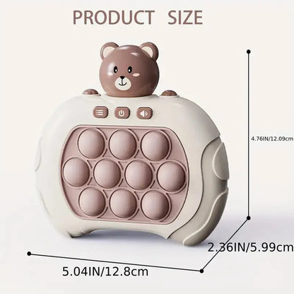 Console de jeu de poche pour enfants, bulle à poussée rapide, série de jeux compétitifs, jeu de décompression créatif, puzzle de décompression