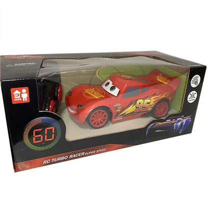 Voiture télécommandée électrique Pixar 3 pour enfants, voiture jouet 1:24, simulation à quatre voies, modèle de voiture de course, cadeau pour garçon, nouveau