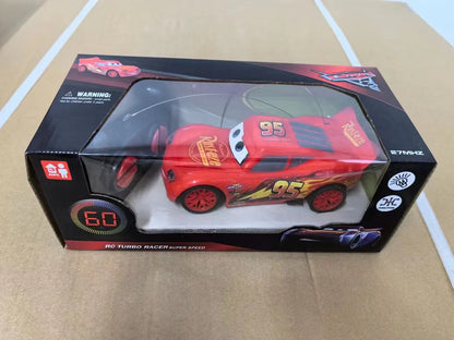 Voiture télécommandée électrique Pixar 3 pour enfants, voiture jouet 1:24, simulation à quatre voies, modèle de voiture de course, cadeau pour garçon, nouveau