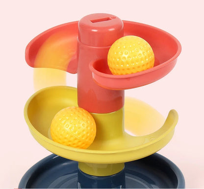 Jouets Montessori pour Bébé de 0, 12, 24, 36 Mois, Piste, Balle Roulante, Pousser, Pop, Boule Coulissante, Éducation Précoce, Jeux pour Enfants, Jouet Sensoriel