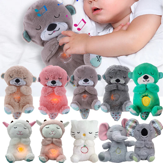 Bébé Sommeil et Playmate Kanter en Peluche pour Enfants, Jouet Musical en Peluche, Musique Apaisante, Sommeil Sonore et observateur, Jouets Beurre