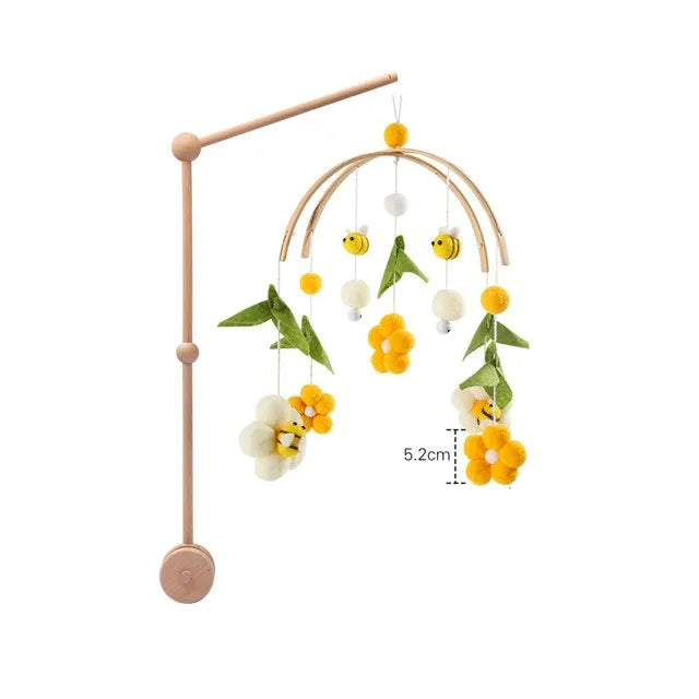 Cloche de lit en bois pour bébé de 0 à 12 mois, hochet, boîte à musique pour nouveau-né, jouets pour garçon