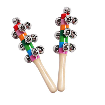 Jouets musicaux en bois Montessori pour enfants, hochets pour bébés, jouets musicaux amusants, cadeau pour garçons et filles